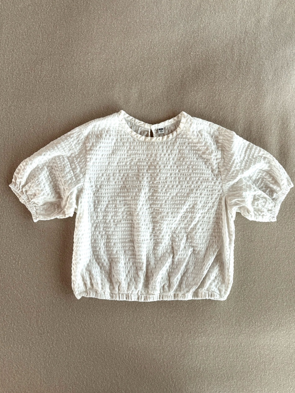 Uniqlo Cotton Seersucker Top
